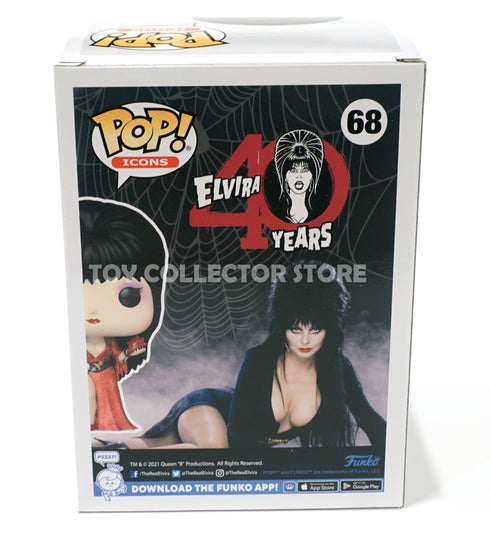Funko Elvira Diamond Glitter Pop 40th Anniversary EE Exclusive